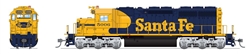 Broadway Limited 7630 HO EMD SD40 Santa Fe ATSF 5006