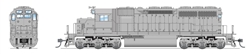 Broadway Limited 7650 HO EMD SD40 Unpainted