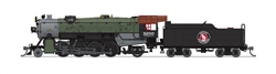 Broadway Limited 7833 N USRA 2-8-2 Heavy Mikado Sound and DCC Paragon4 Great Northern #3201