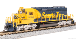 Broadway Limited 7950 N EMD SD40-2 Low-Nose Sound and DCC Paragon4 Santa Fe #5030