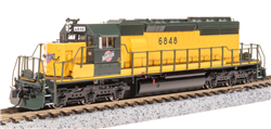 Broadway Limited 7955 N EMD SD40-2 Low-Nose Sound and DCC Paragon4 Chicago & North Western #6848