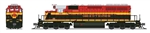 Broadway Limited 7963 N EMD SD40-2 Low-Nose Sound and DCC Paragon4 Kansas City Southern #646