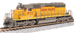Broadway Limited 7967 N EMD SD40-2 Low-Nose Sound and DCC Paragon4 Union Pacific #1972