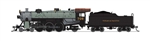 Broadway Limited 8076 N USRA 4-6-2 Light Pacific Standard DC Stealth Texas & Pacific #708