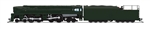 Broadway Limited 8025 N Class T1 4-4-4-4 Duplex Sound and DCC Paragon4 Painted, Unlettered Black Graphite