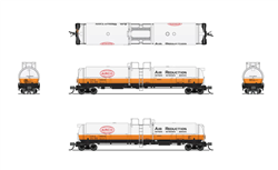 Broadway Limited 8142 N High-Capacity Cryogenic Tank Car 2-Pack Air Reduction