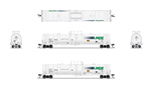 Broadway Limited 8155 N High-Capacity Cryogenic Tank Car Linde