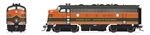 Broadway Limited 8193 HO EMD F7 A-Unpowered B Set Sound and DCC Paragon4 Great Northern #454A 454B
