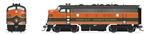 Broadway Limited 8205 HO EMD F7A Sound and DCC Paragon4 Great Northern #454D