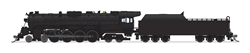 Broadway Limited 8251 N RDG Class T-1 4-8-4 Standard DC Stealth Painted, Unlettered 