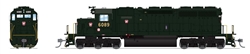 Broadway Limited 9042 HO EMD SD40 Low Nose Standard DC Stealth Pennsylvania Railroad #6089