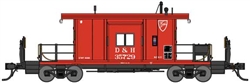 Bluford 21220 N Short Body Bay Window Caboose Delaware & Hudson 35729 Red 188-21220