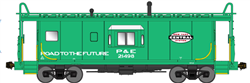 Bluford 40100 N International Car Half Bay Window Caboose Peoria & Eastern NYC Green #21498