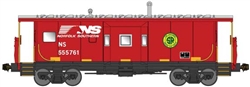 Bluford 41160 N International Car Bay Window Caboose Phase 1 Norfolk Southern #555761 Horse Head & SOU Heritage Logo