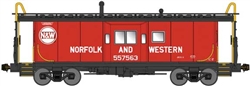 Bluford 43030 N International Car Bay Window Caboose Phase 3 Norfolk & Western 557563 Hamburger Logo