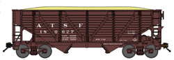 Bluford 63191 N 2 Bay War Emergency Composite Hopper Santa Fe ATSF 180773