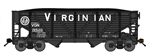 Bluford 63210 N 2 Bay War Emergency Composite Hopper Virginian VGN 15520
