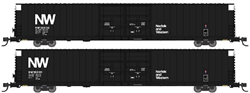 Bluford 86660 N Pullman-Standard 86' Auto Parts Double Door Boxcar Norfolk & Western 355133