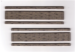 Blair Line 15 N Weathered 2-Lane Wood Grade Crossing Kit Pkg 2