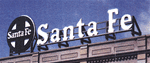 Blair Line 1511 Laser-Cut Wood Billboards Small for Z N & HO Santa Fe Round Herald & Name