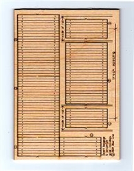 Blair Line 23 N Wood Depot Baggage Cart Crossing Laser Cut Wood Kit Pkg 3