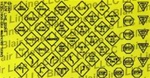 Blair Line 43 N Highway Signs Vintage Warning/Stop 1930s-1950s Black Yellow