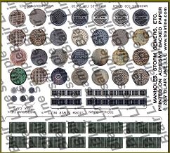 Blair Line 62 N Manhole Covers & Storm Drains Printed Self-Adhesive Details