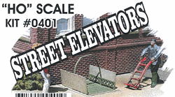 Bar Mills 401 HO Street Elevator Set Kit 2 Elevators & 2 Doors