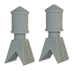 Bar Mills 4038 O Tall Roof Vents Unpainted Pkg 2