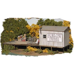 Bar Mills 712 HO Furlow Freight & Transfer Laser-Cut Wood Kit