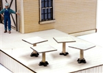 Banta Modelworks 720 O Square Top Table 4Pc Kit