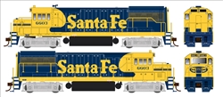 Bowser 25177 HO U25b Santa Fe PHIIa w/Sound 6609