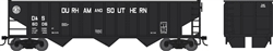 Bowser 42485 HO 70-Ton 14-Panel 3-Bay Hopper Durham & Southern 6006