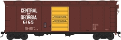 Bowser 43151 HO 40' Single-Door Boxcar w/Roof Hatches Central of Georgia #6161