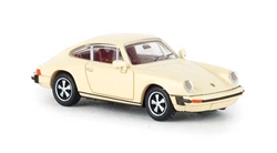 Brekina 16316 HO 1974 Porsche 911 G-Reihe Coupe Assembled Beige