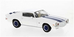 Brekina 19912 HO 1966 Chevrolet Camaro Z 28 Assembled White Black