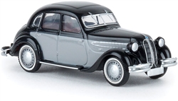 Brekina 24556 HO 1936-1941 BMW 326 Sedan Assembled Black Gray