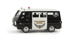 Brekina 34310 HO 1964 Dodge A 100 Passenger Van Assembled State Highway Patrol