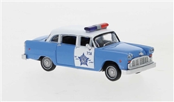 Brekina 58939 HO Checker Police Chicago 1974