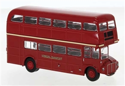 Brekina 61109 HO AEC Routemaster Double-Deck Bus Assembled Red