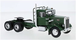 Brekina 85751 HO 1955 Peterbilt 281 Semi Tractor Only Assembled Green