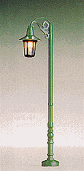 Brawa 5225 HO Historic Park Light Single-Arm Hanging Height 3-1/2"