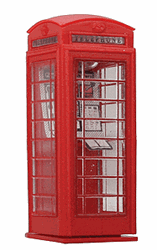 Brawa 5437 HO British Telephone Box