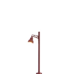 Brawa 83040 N LED Light on Wood Mast w/ Plug and Socket Base 2"