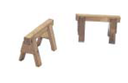 B.T.S. 23020 HO Heavy-Duty Sawhorse Pkg 4