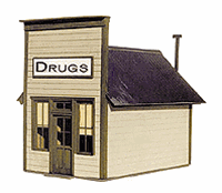 B.T.S. 27225 HO Cabin Creek Series Small Store Kit