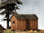 B.T.S. 27425 HO Logging Bunkhouse Kit Pkg 3