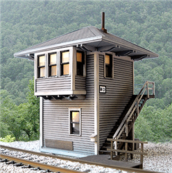 B.T.S. 27650 HO Chesapeake & Ohio MD Cabin Interlocking Tower Kit