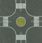 Busch 1102 N Streets/Roadway 4-Way Roundabout