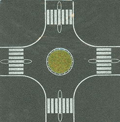 Busch 1102 N Streets/Roadway 4-Way Roundabout